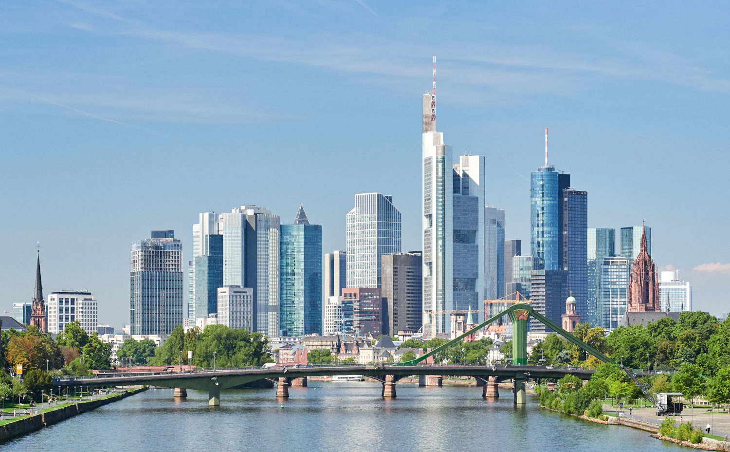 ville de francfort à forte croissance en Allemagne